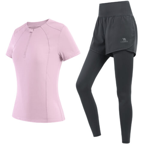 CAMEL Yoga Sets Women’s Thin