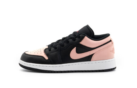 Jordan Air Jordan 1 Box Low top Vintage Basketball Shoes Unisex Black Pink