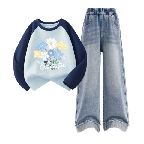 Disney Kids Casual Sportswear Crew Neck Moderate