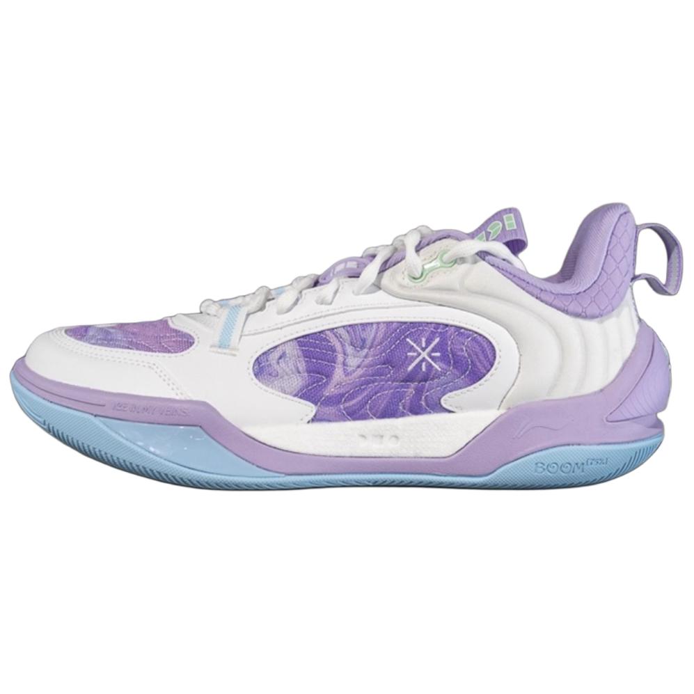 Li Ning Wade Ice Blood 2 Basketball Shoes Men's Low Top Lavender