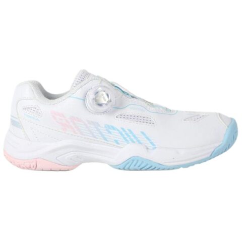 VICTOR Slip Resistant, Abrasion Resistant, Breathable Low top Badminton Shoes Women’s White Blue Pink