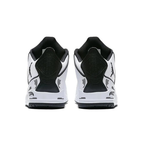 Jordan Courtside 23 Cushioning Slip Resistant Abrasion Resistant Mid top Vintage Basketball Shoes Men’s White