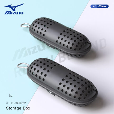 Mizuno Swim Goggle Case Unisex Black