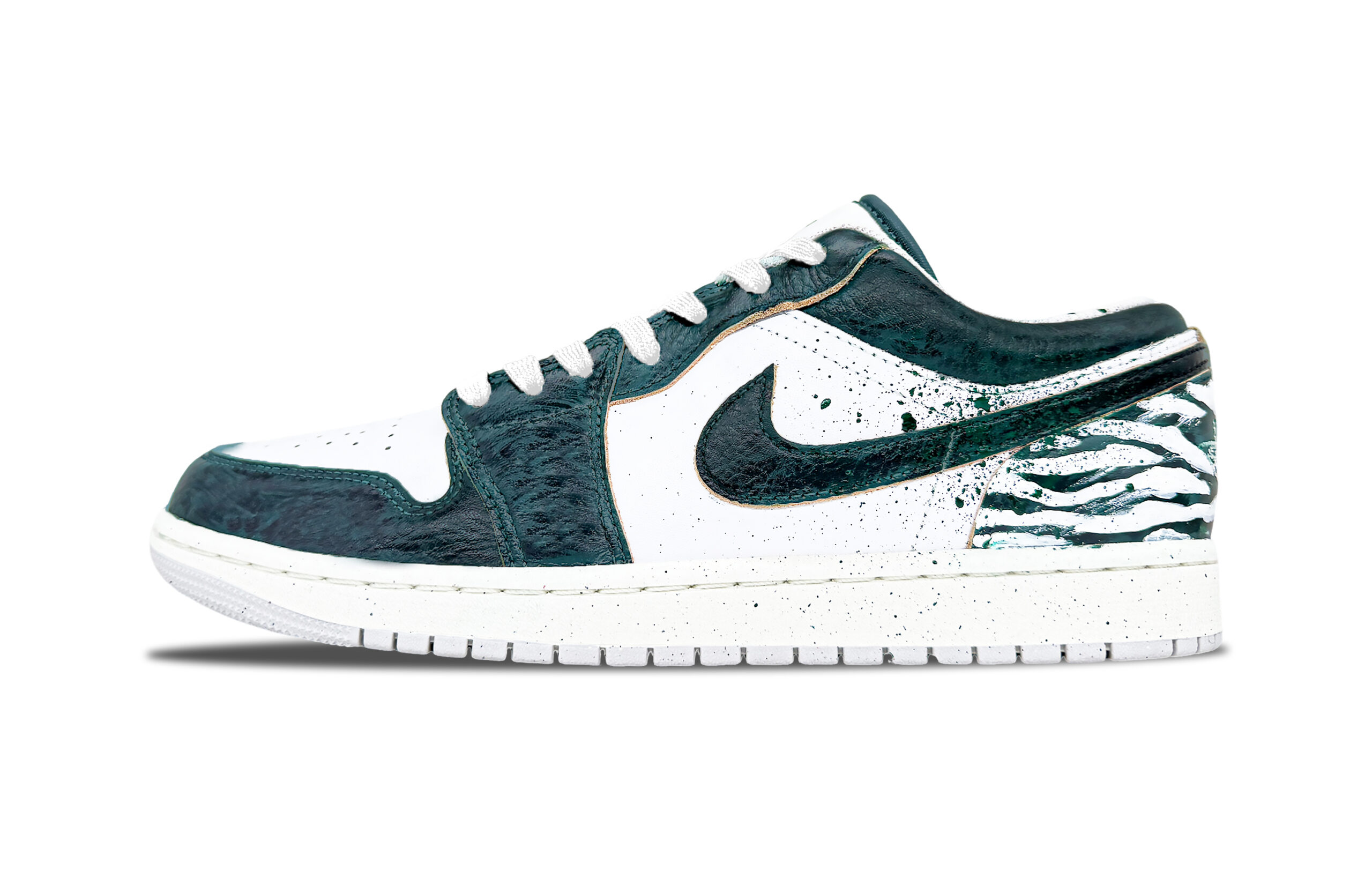 Jordan Air Jordan 1 Low top Vintage Basketball Shoes Men's Jasper