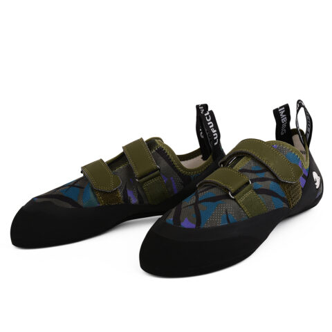 LUFU Slip Resistant Abrasion Resistant Low top Rock Climbing Shoes Unisex Mist Gray