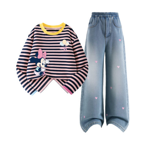 Disney Kids Casual Sportswear Crew Neck Moderate