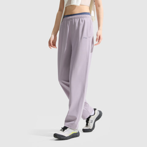 Li Ning Fitness Series Sports Pants Women’s Smoky Gray Mauve