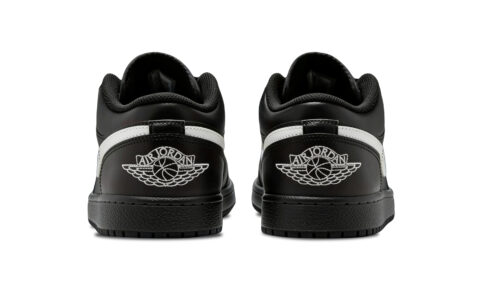 Jordan Air Jordan 1 Abrasion Resistant Low top Vintage Basketball Shoes Unisex Black