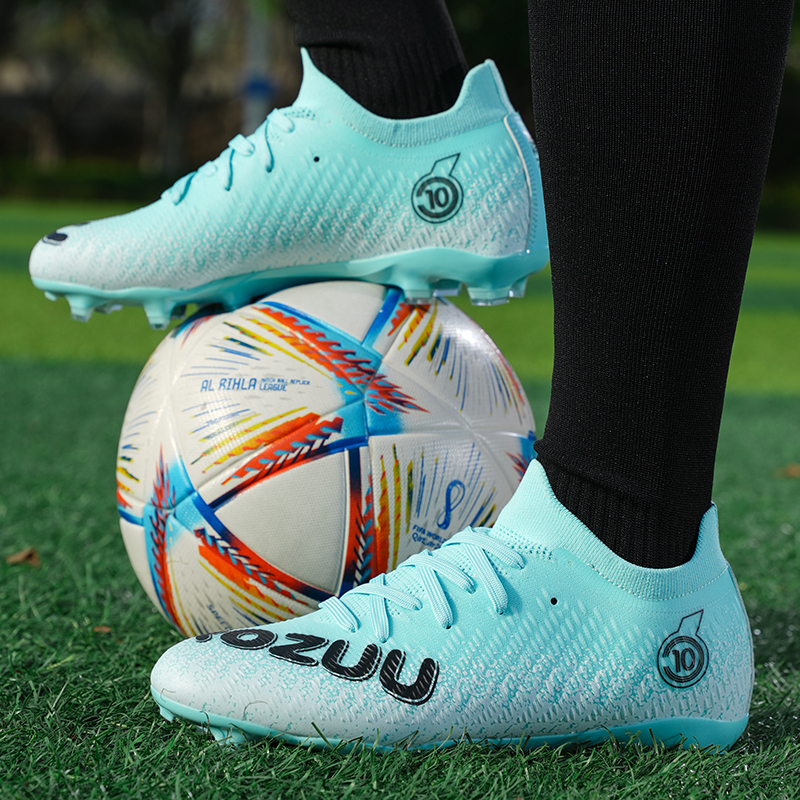 BIANSULONG FG Firm Ground Artificial Turf Slip Resistant And Abrasion Resistant Coverage Soccer Shoes Unisex