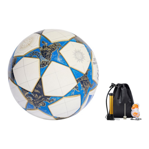 Adidas Size 45 Soccer Ball Pu Unisex Blue White