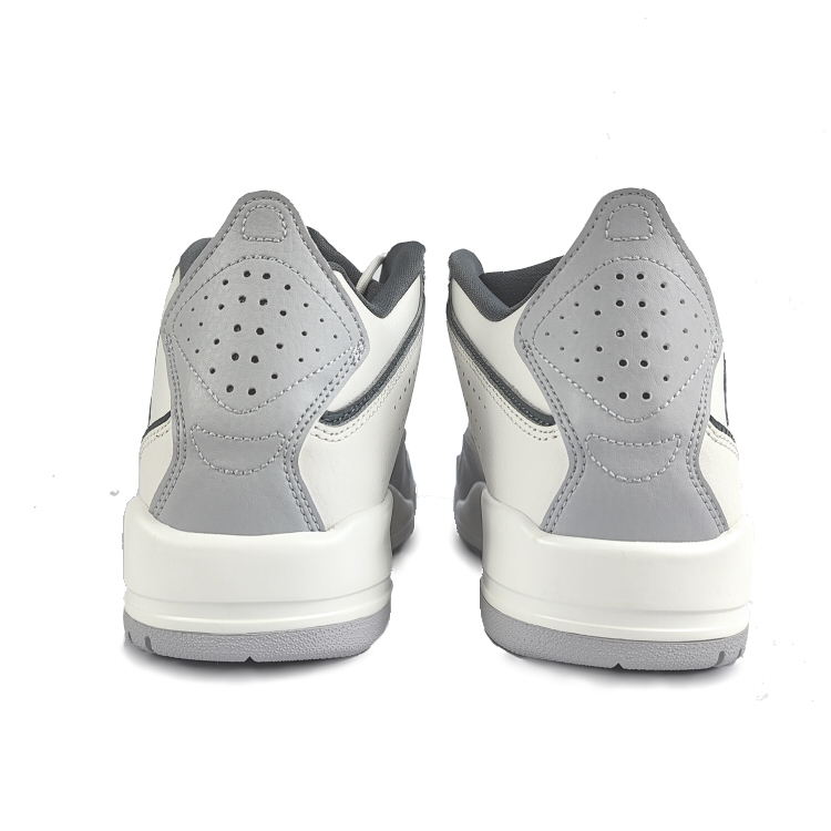 Jordan Courtside 23 Cushioning Slip Resistant Mid top Vintage Basketball Shoes Men’s Gray White