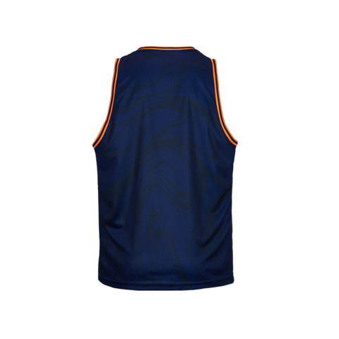Under Armour Basketball Jersey Men’s Dark Blue/Orange Edge
