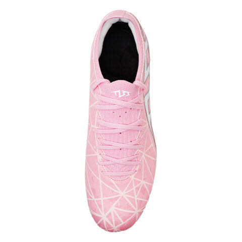 TLSS. FG Firm Ground Natural Grass Cushioning Anti Twist Cushioning Anti Twist Soccer Shoes Men’s Pink
