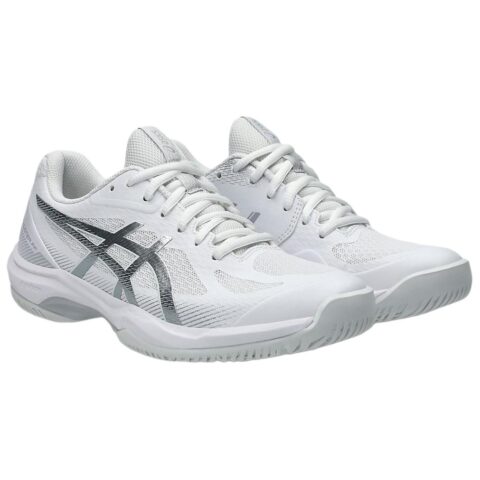 ASICS COURT HUNTER FF Lightweight Badminton Shoes Women’s White Silver
