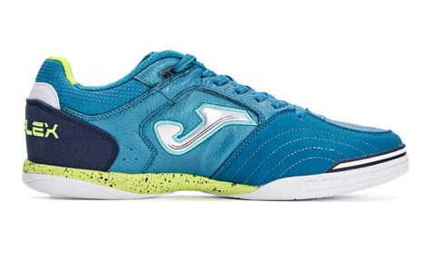 Joma Synthetic Leather Cushioning Rebound Indoor Soccer Shoes Men’s Blue Green