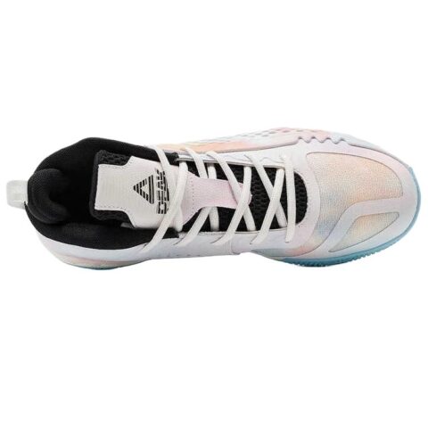 PEAK Slip Resistant Abrasion Resistant Low top Basketball Shoes Men’s Pink Orange