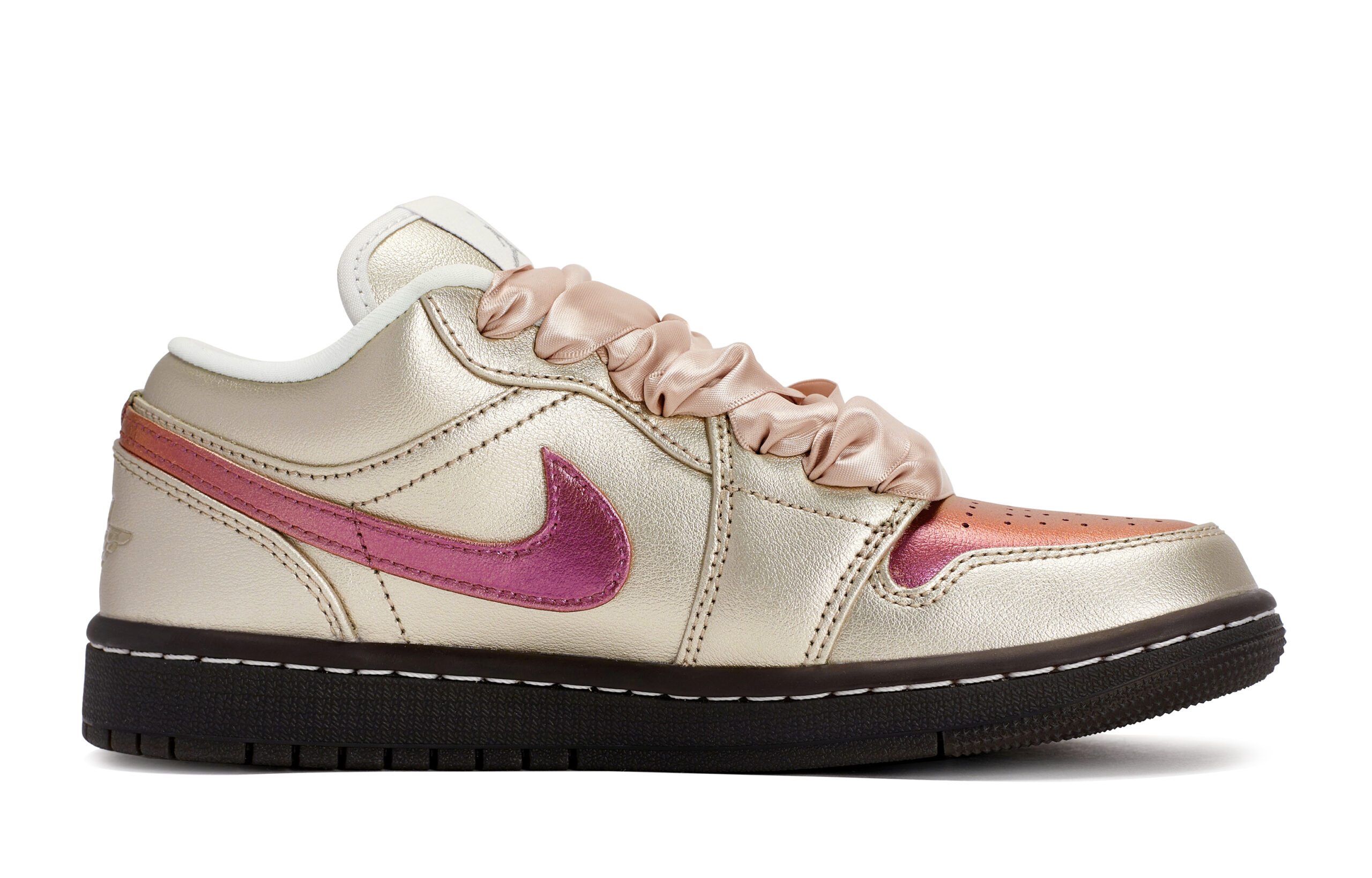 Jordan Air Jordan 1 811 Manufacturing, Pink Neon Dream, Special Shoe Box Abrasion Resistant Slip Resistant Low top