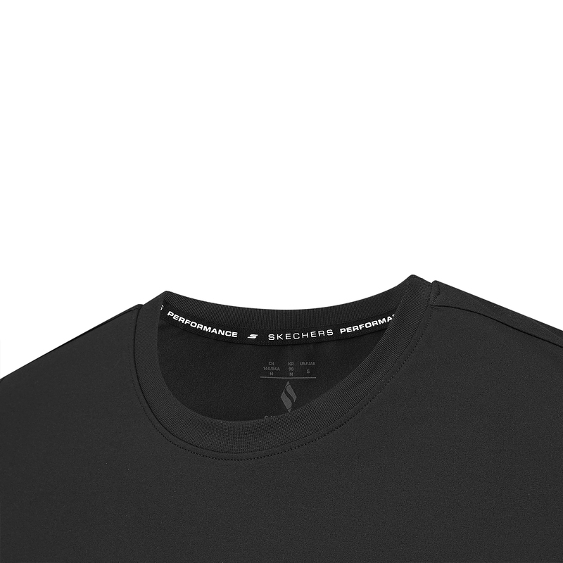 Skechers Comfortable Sports Collection T Shirt Women’s Carbon Black 0018