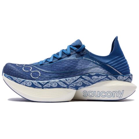 Saucony ENDORPHIN ELITE 2 Mesh, Textile Low top Supercritical Midsole Casual Marathon Racing Running Shoes Unisex Blue