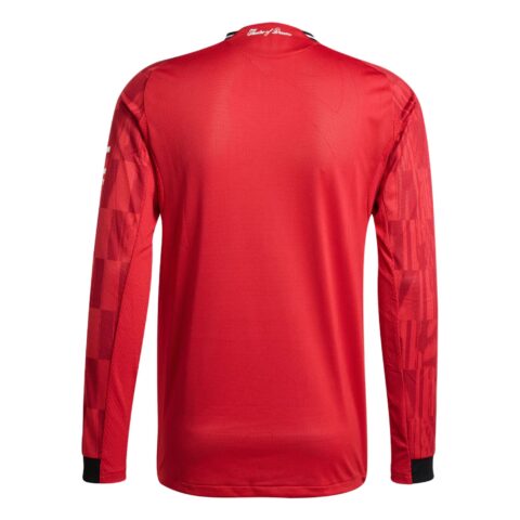 Adidas Free Shipping With AdiClub Manchester United 25/26 Long Sleeve Home Authentic Jersey