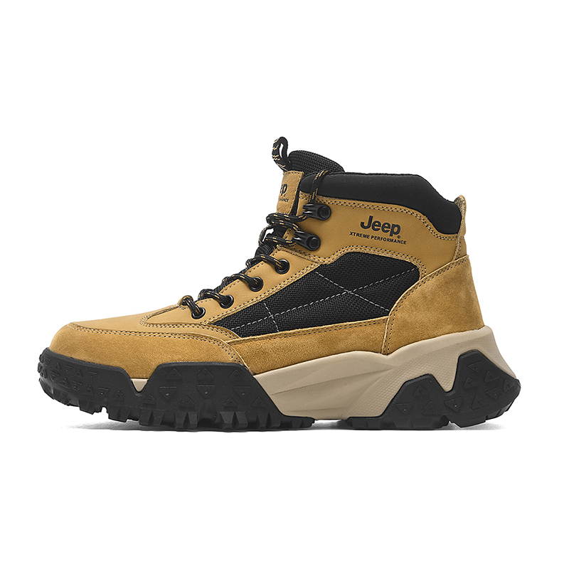 Jeep High top Outdoor Shoes Men’s Camel