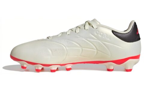 Adidas COPA PURE 2 Artificial Turf Slip Resistant And Breathable Soccer Shoes Unisex White Red