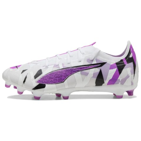 PUMA Ultra 5 Match Abrasion Resistant Soccer Shoes Men’s White