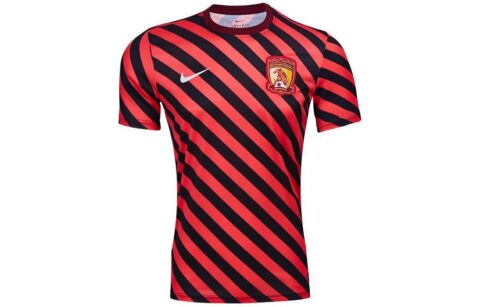 Nike Soccer Jersey Unisex Black Red Twill