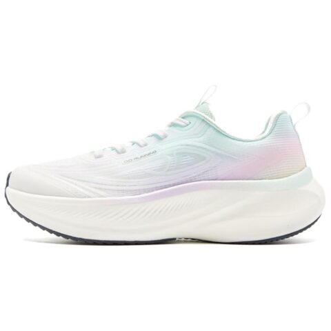 QIAODAN Slip Resistant And Breathable Low top Casual Running Shoes Women’s White