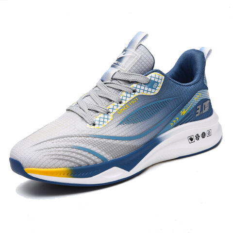 Binary Low top Running Shoes Unisex Gray Blue