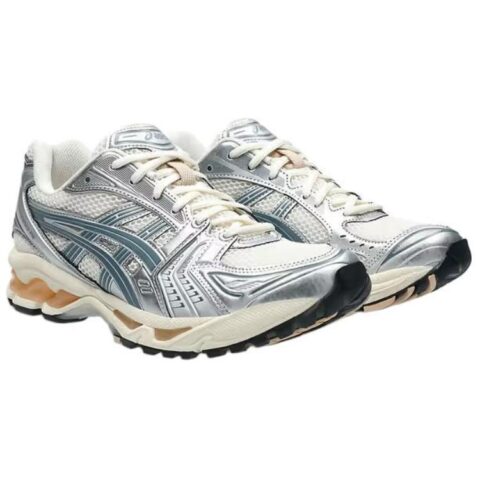 ASICS Gel Kayano 14 Birch Pure Silver Teal Gold