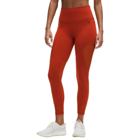 Lululemon Wunder Train Yoga Pants Women's Orange Cinder Orange