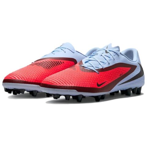Nike Phantom 6 AG Artificial Ground Artificial Turf Cushioning, Wear Resistant Soccer Shoes Unisex Blue Red