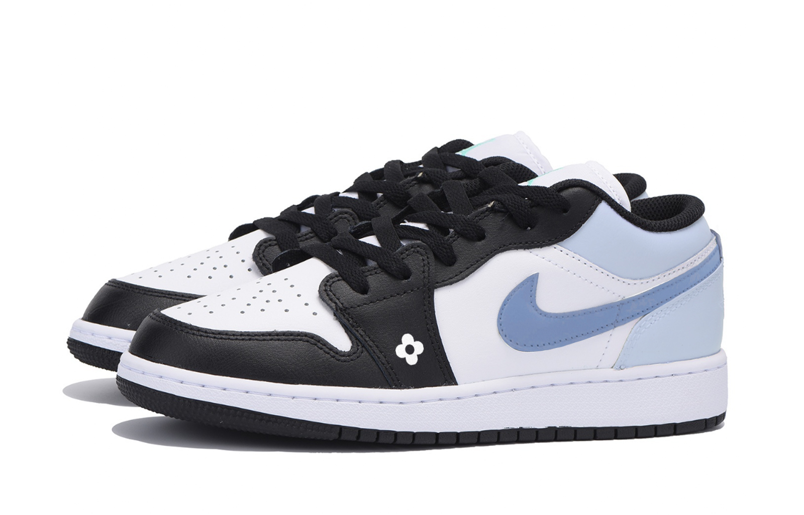 Jordan Air Jordan 1 Low top Vintage Basketball Shoes Men’s White Blue