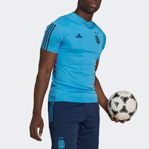 Adidas Soccer Jerseys Men’s Blue Moderate Straight Fit