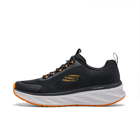 Skechers SPORT MENS Cushioning Low top Running Shoes Men’s Black Orange