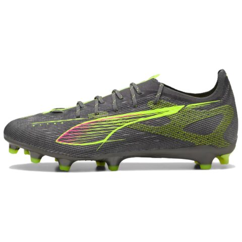 PUMA Ultra 5 Pro Artificial Turf Soccer Shoes Men’s Silver Yellow