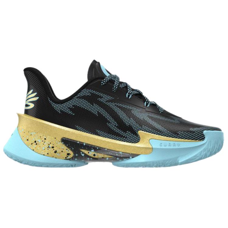 Under Armour CURRY SERIES 7 Low top Basketball Shoes Men’s Black Blue