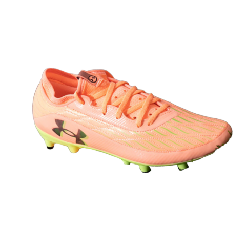 Under Armour FG Firm Ground Soccer Shoes Unisex Pink Green