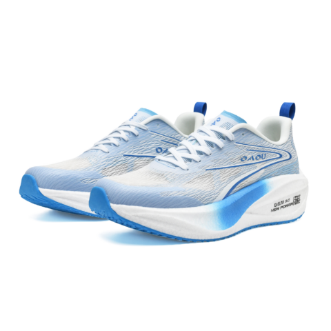 OAOU Low top Running Shoes Unisex Blue And White Blue