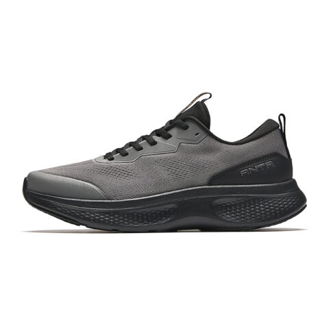 Anta Shen Xing LITE Textile, Synthetic Leather Low top Training Shoes Men's Volcanic Ash/Black