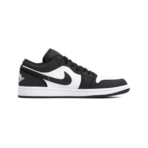 Jordan Air Jordan 1 Slip Resistant Abrasion Resistant Low top Vintage Basketball Shoes Unisex Black