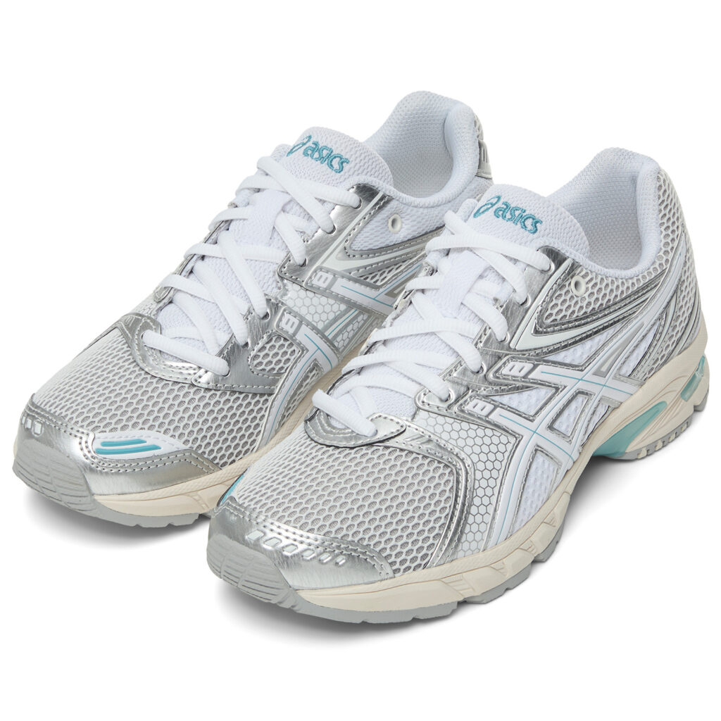 ASICS GEL DS TRAINER 14 Cushioning, Wear Resistant Low top Casual City Commuting Running Shoes Unisex White Silver Blue