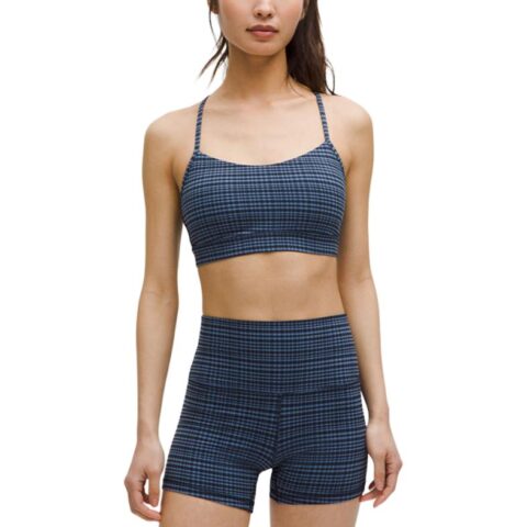 Lululemon Yoga Underwear Women’s Washed Blue Plaid