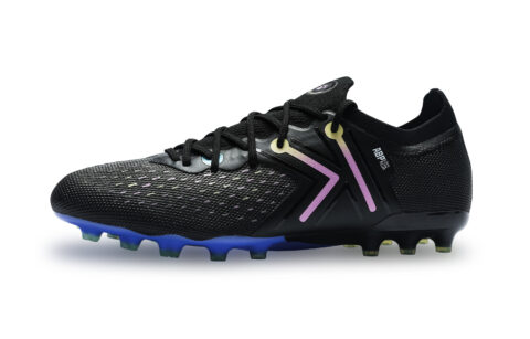 KELME Quick Spark 5.0 MG Multi Ground Artificial Turf Cushioning Abrasion Resistant Rebound Soccer Shoes Men’s Black