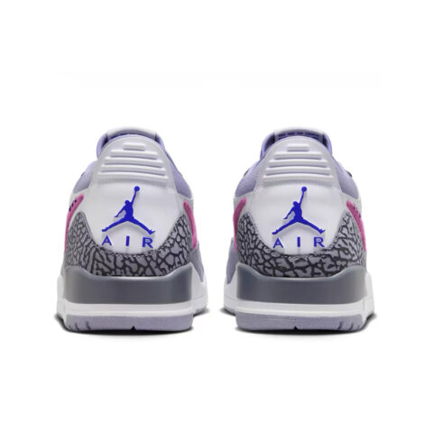 Jordan Legacy 312 Vintage Basketball Shoes Men’s Low Top White Purple Pink
