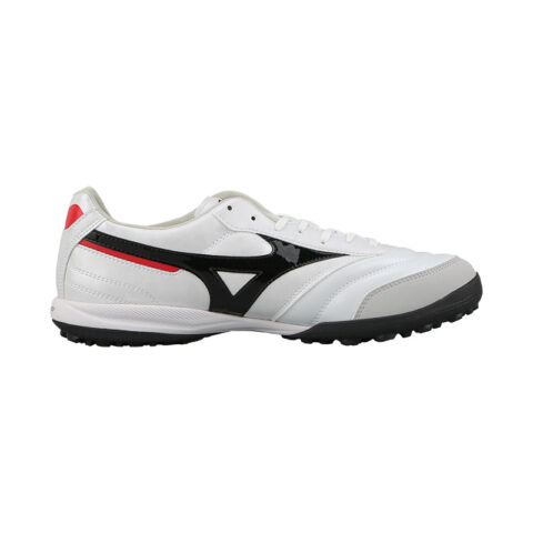 Mizuno MORELIA SALA TF Turf Slip Resistant Soccer Shoes Unisex White Black Red