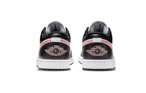 Jordan Air Jordan 1 Balance Low top Vintage Basketball Shoes Unisex Black Pink