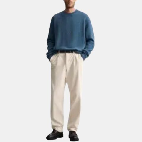 ZARA Sweaters Men’s Blue/Green Crew Neck Moderate Other