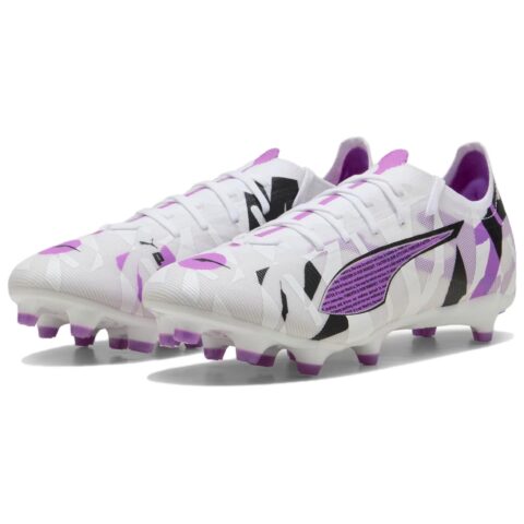 PUMA Ultra 5 Match Abrasion Resistant Soccer Shoes Men’s White